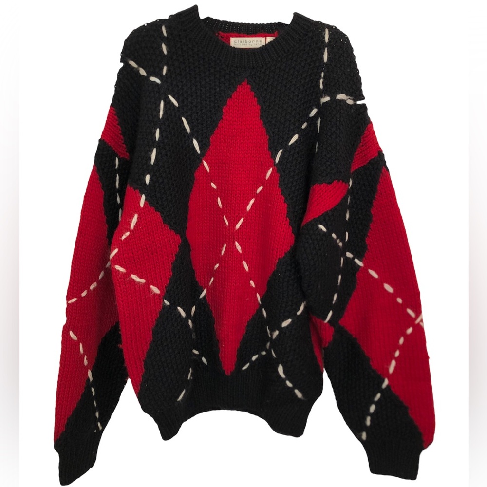 Claiborne Vintage Hand knitted Sweater